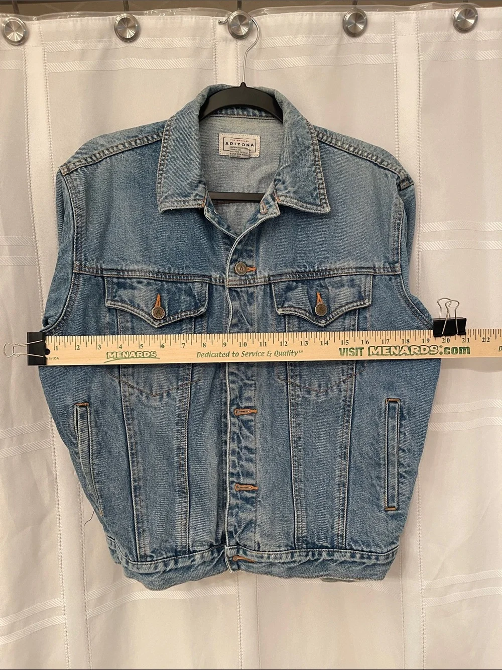 Arizona Jean Company Light Blue Denim Jacket - Picture 11 of 12